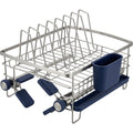 Zbwmk Divider Saddle Sink Draining Rack Steel Navy - Product view