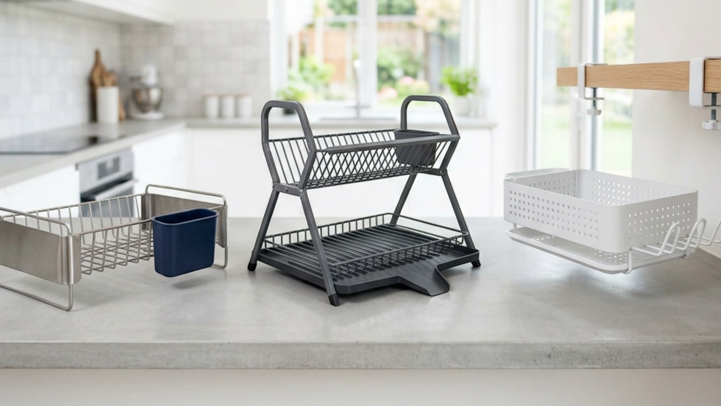 Zbwmk Kitchen Sink Draining Racks and Dish Drying Systems